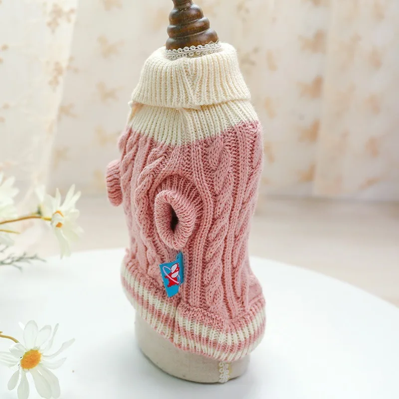 Ropa de invierno para perros, suministros para mascotas, suéter con botones para gato, primavera y otoño - imagen 2