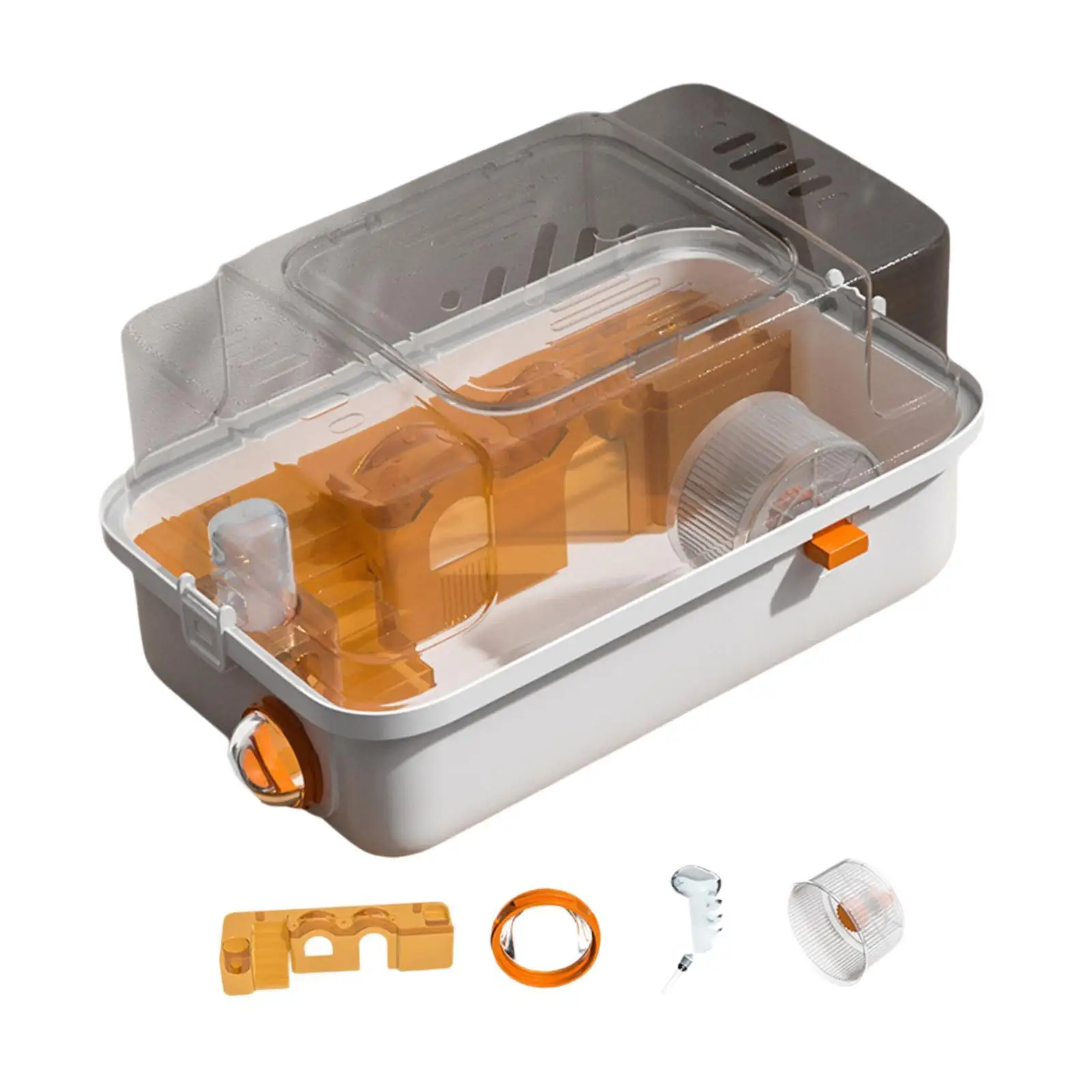 2 Layers Compact Versatile Hamster Cage for Small Animals Rabbits Guinea Pigs