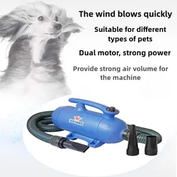 Secador de pelo para mascotas montado en la pared, cuidado de perros, soplador de agua para perros de belleza, secador de pelo para perros de alta potencia y bajo ruido, baño profesional
