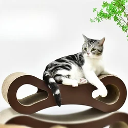 Rascador con cama para gatos de cartón - Protege tus muebles