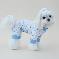 Pijama para perros pequeños y medianos de algodón suave