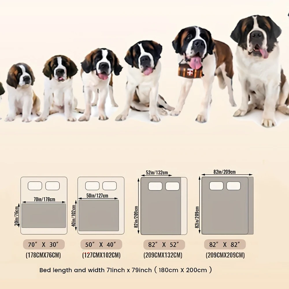 Funda impermeable de doble cara para cama de perro, manta para mascotas, sofá, Protector de muebles para perros - imagen 5