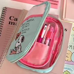 Snoopy Estuche de lona - Gran capacidad diseno anime