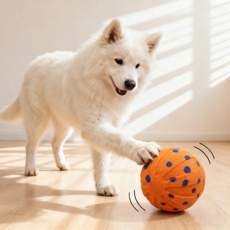 Pelota de juguete inteligente para perros ETPU, palomitas de maíz saltadoras, pelota de juguete para perros con múltiples funciones, como rebote y filando - imagen 5