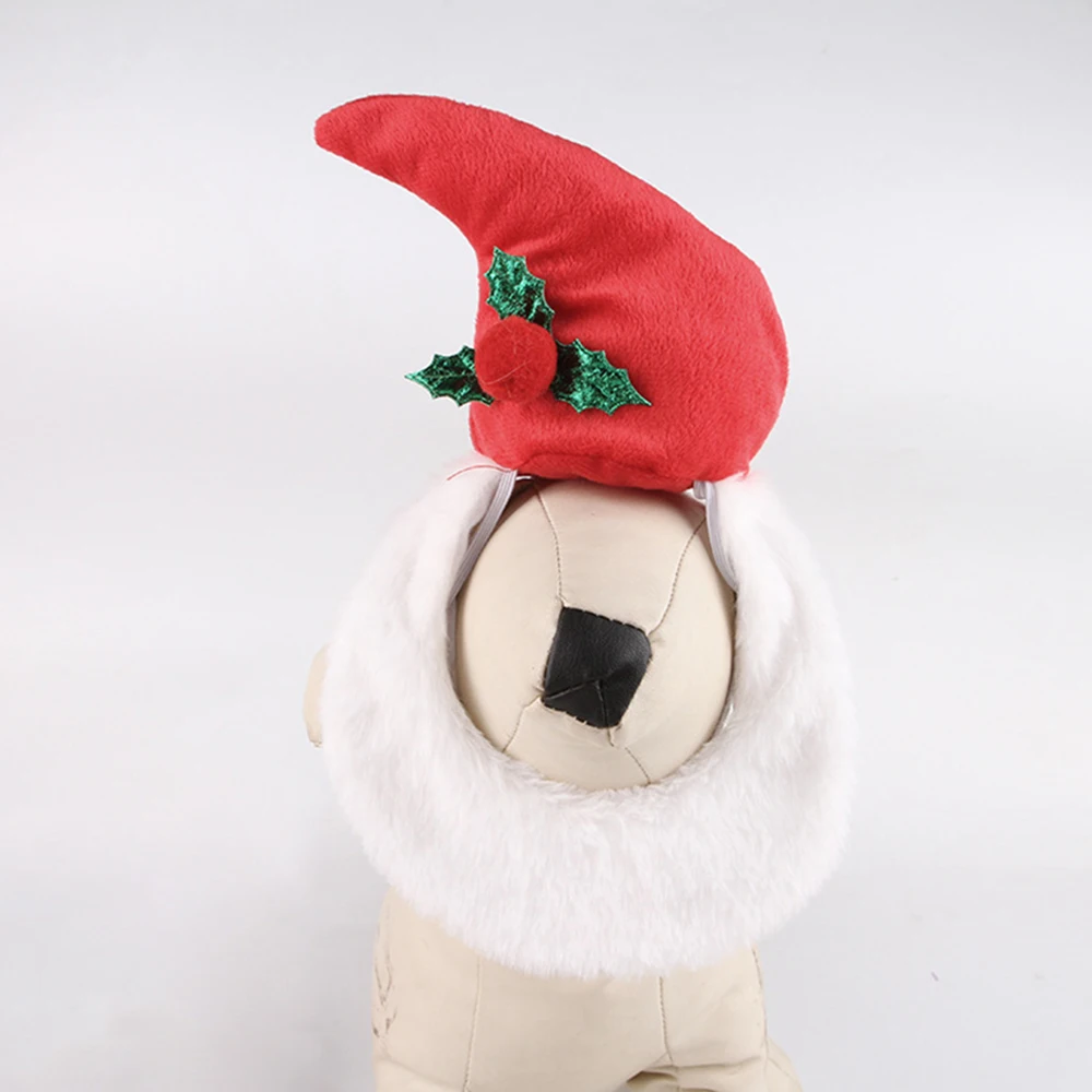 Disfraz de Papá Noel para perros y gatos, ropa de Navidad para mascotas, abrigo divertido para cachorros, traje de chaqueta con gorro, ropa cálida de invierno - imagen 4