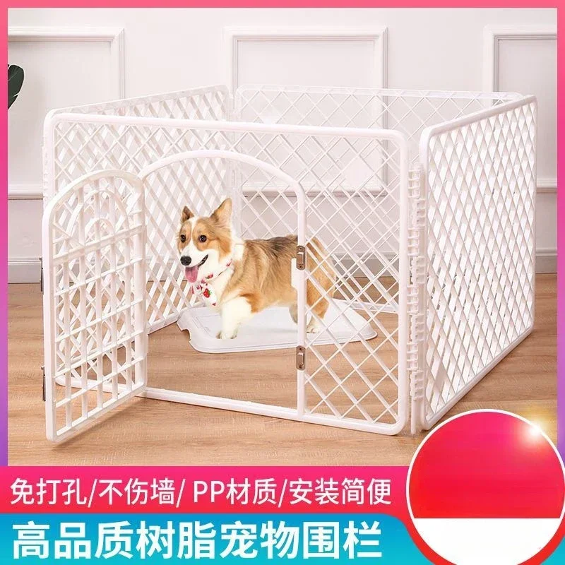 Caja para mascotas, puerta de aislamiento, jaula para perros, valla de hierro, casa para perros pequeños y medianos, valla doméstica, productos para mascotas - imagen 2