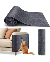 Protector de sofá para gatos – Alfombra rascador adhesiva y recortable
