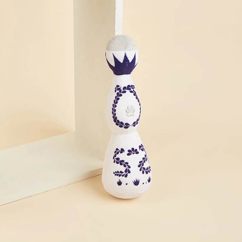 Divertido juguete para perros Tequila Boujee, juguete de peluche para perros con chirriador, juegos interactivos para perros, juguete de cumpleaños, accesorios para mascotas - imagen 3