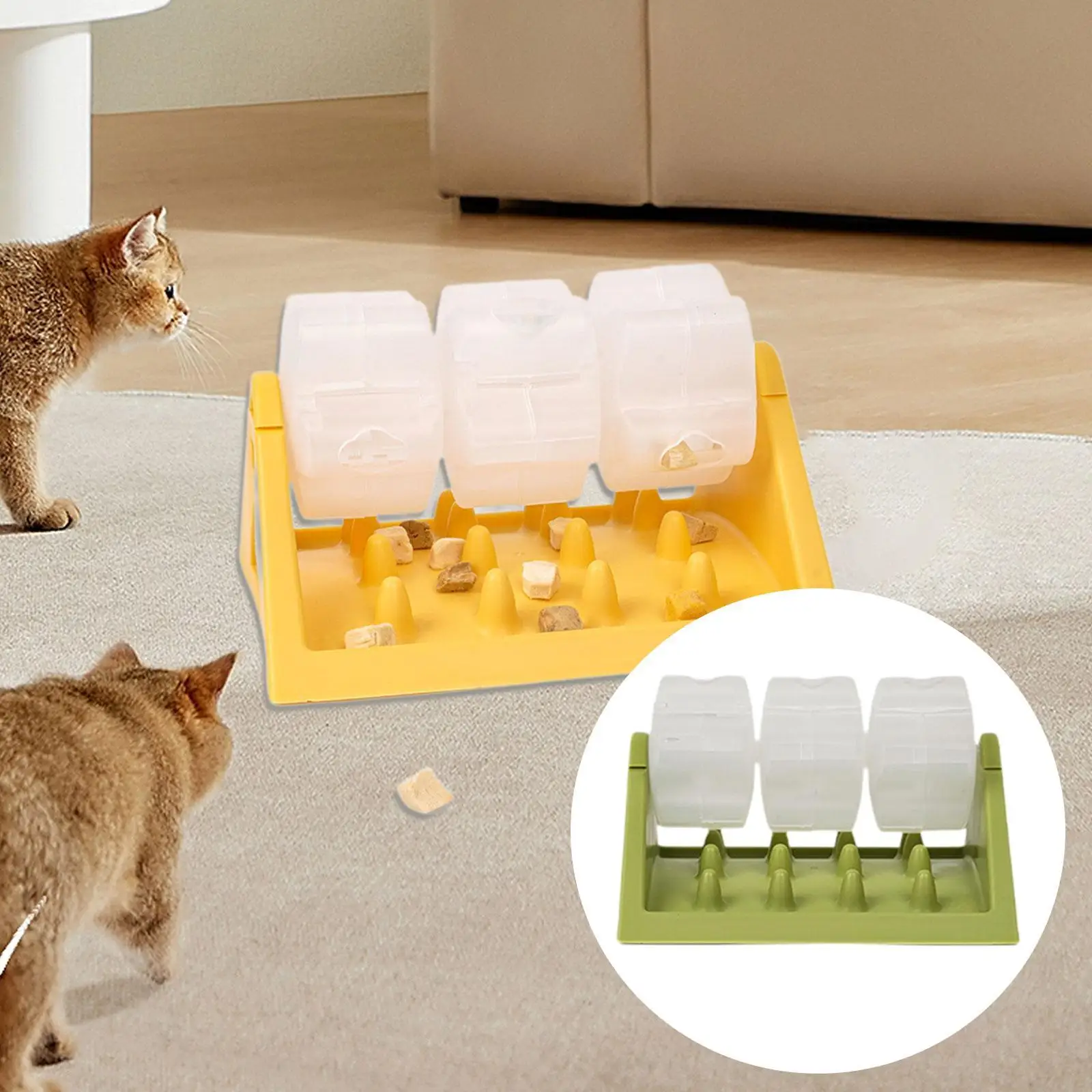 Slow Feeder Puzzle Feeder IQ Training Interactive Toy Feeding Tray Treat