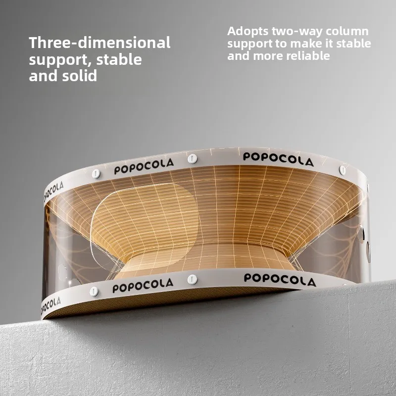 Túnel de nido para gatos creativo transparente, juguete multifuncional resistente al desgaste, tablero rascador para gatos, muebles para mascotas, productos, accesorios - imagen 3