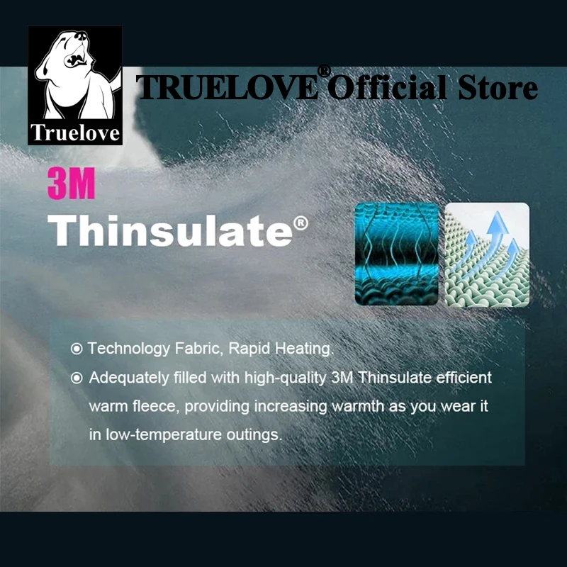 Truelove-Chaqueta calentadora para mascotas, chaleco con forro 3M Thinsulatetm para perros pequeños, arnés para cachorros, Invierno para uso al aire libre Ultracold TLG2171 - imagen 5