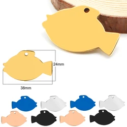 100 Uds. Etiqueta de identificación de perro con forma de pez llavero personalizado para mascotas grabado gato perro maestro nombre etiqueta colgante llavero