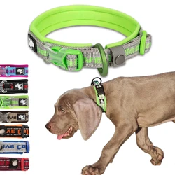 Collar ajustable con hebilla para perros – Resistente para paseo diario