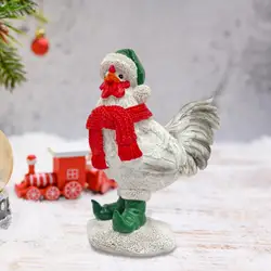 Figura decorativa de gato para Navidad – Centro de mesa festivo