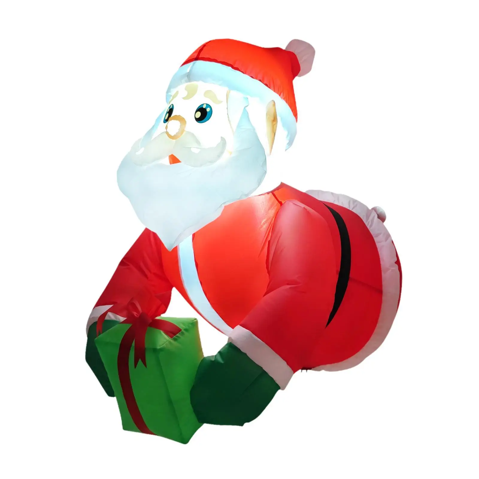 Papá Noel navideño, 35,43 pulgadas de alto, salir desde la ventana, exhibición de suministros para fiestas - imagen 3