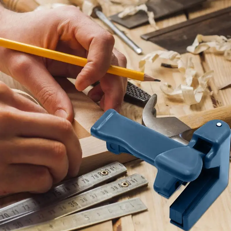 Recortadoras de bordes, herramienta de corte de cola de cabezal de madera, herramientas manuales de carpintería para paneles, fabricación de muebles y armarios - imagen 3