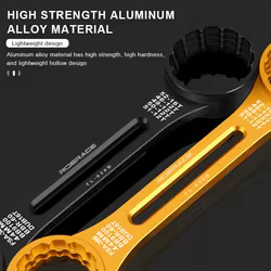 Llave multifunción para extraer bujes inferiores de bicicleta