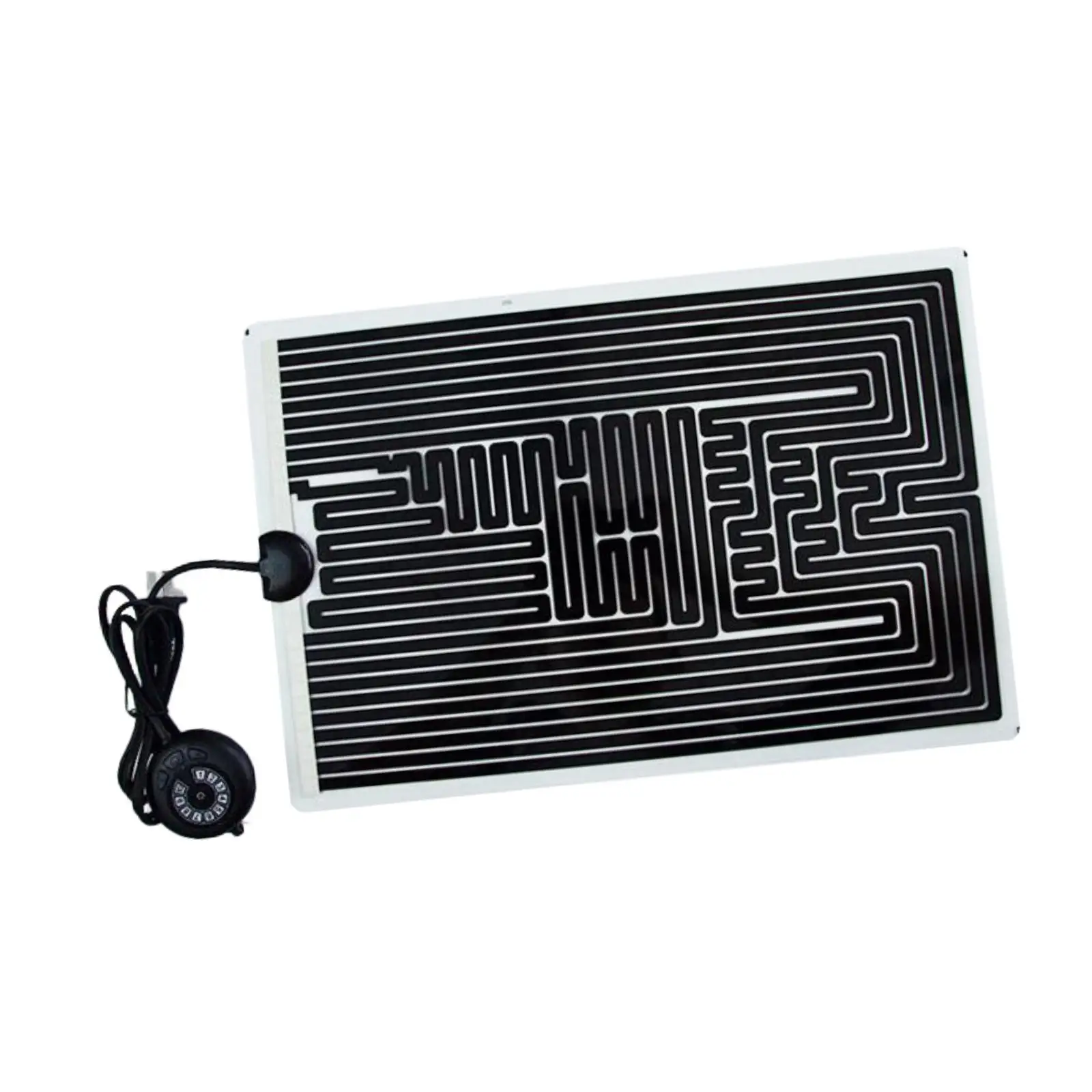 Reptile Heating Pad Adjustable Temperature Portable Indoor Terrarium Heating Mat for Tortoise Frogs Lizards Turtles Gecko