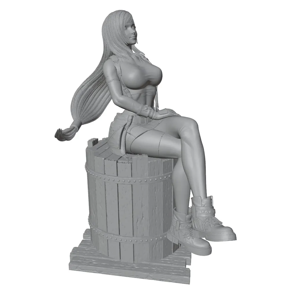 Kit miniatura resina impresa 3D chica sexy sin montar ni pintar - imagen 4