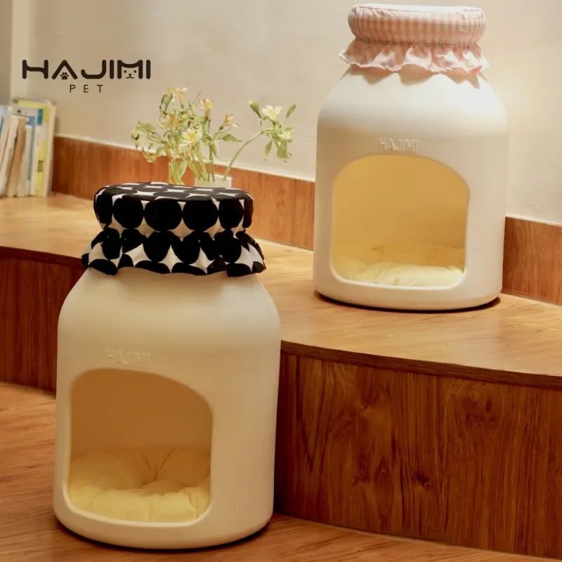 Biberón con diseño bonito, nido para perros y gatos, taburete pequeño multifuncional, perrera para gatos, productos para el hogar, muebles, suministros, accesorios - imagen 5