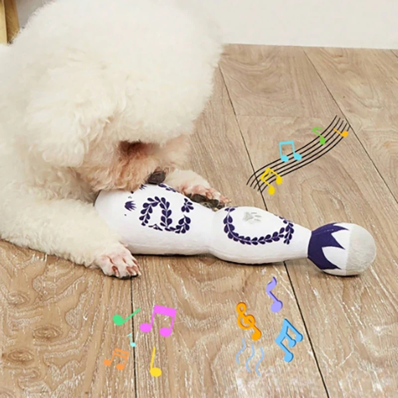 Juguete parlante para perros y gatos – Peluche con sonido interactivo - imagen 4