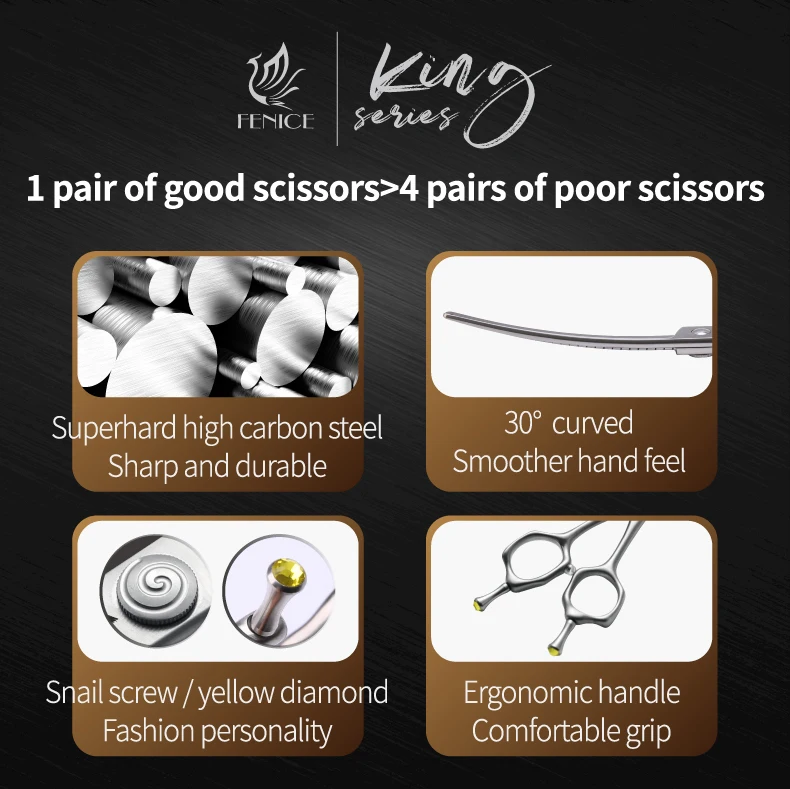 Tijeras Fenice - Curvatura especializada