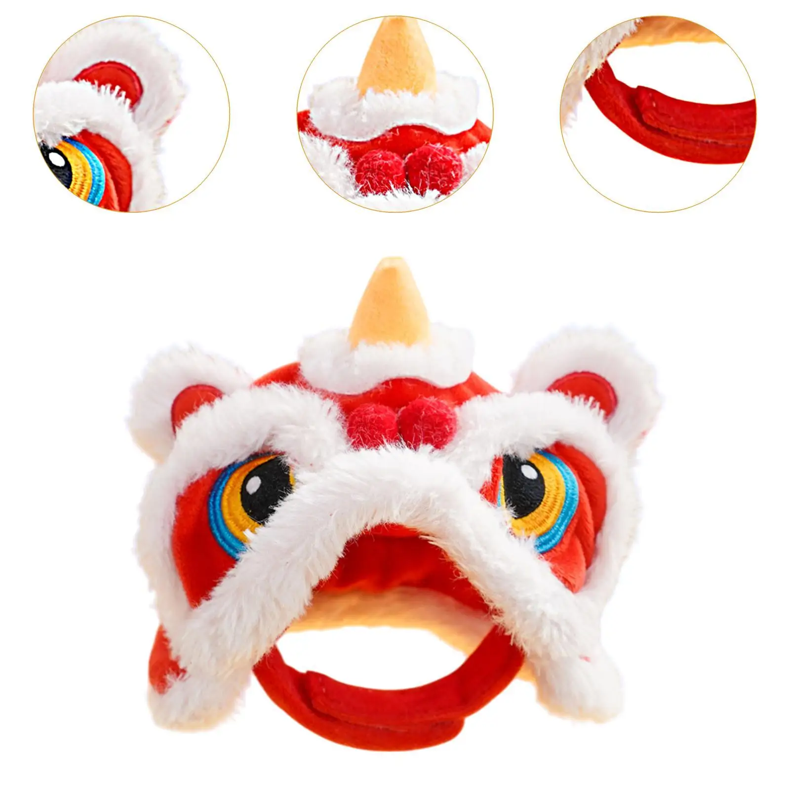 New Year Pet Costume Hat Dog Costume Accessory Festive New Year Pet Costume New Year Pet Costume Hat Dog Costume Accessory Festive New Year Pet Costume
