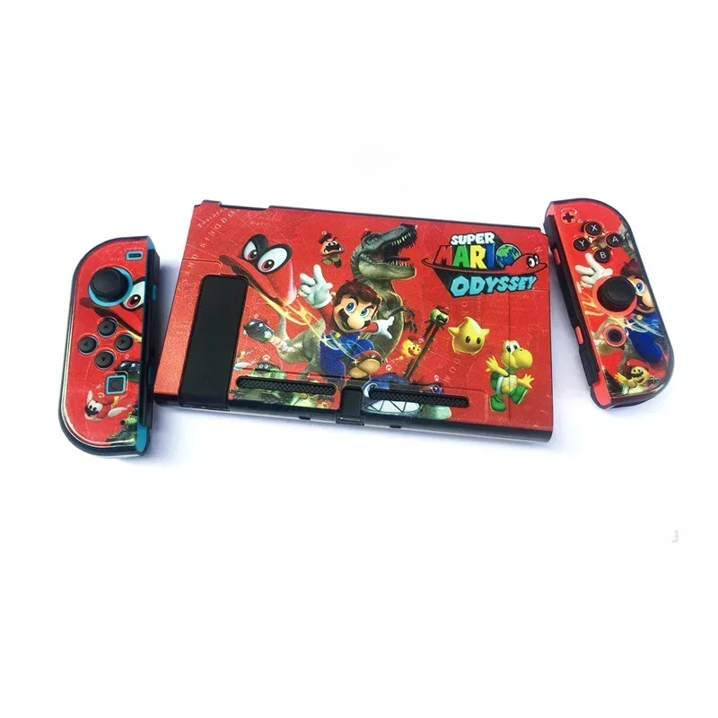 Funda Super Marios Bros para Nintendo Switch, Fundas protectoras Oled, carcasa dura de Anime para consola Switch NS, accesorios de cubierta Joycon - imagen 2