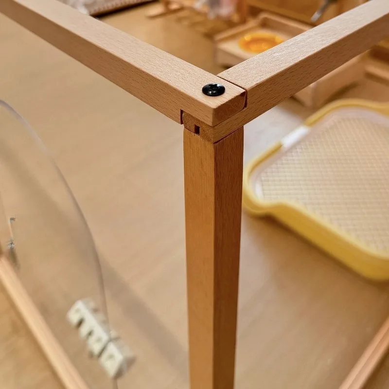 Valla transparente para perros, jaula para perros grandes, camas para perros, valla para casa, perrera para perros de interior, casa de cama, cajas de plástico, jaulas - imagen 5