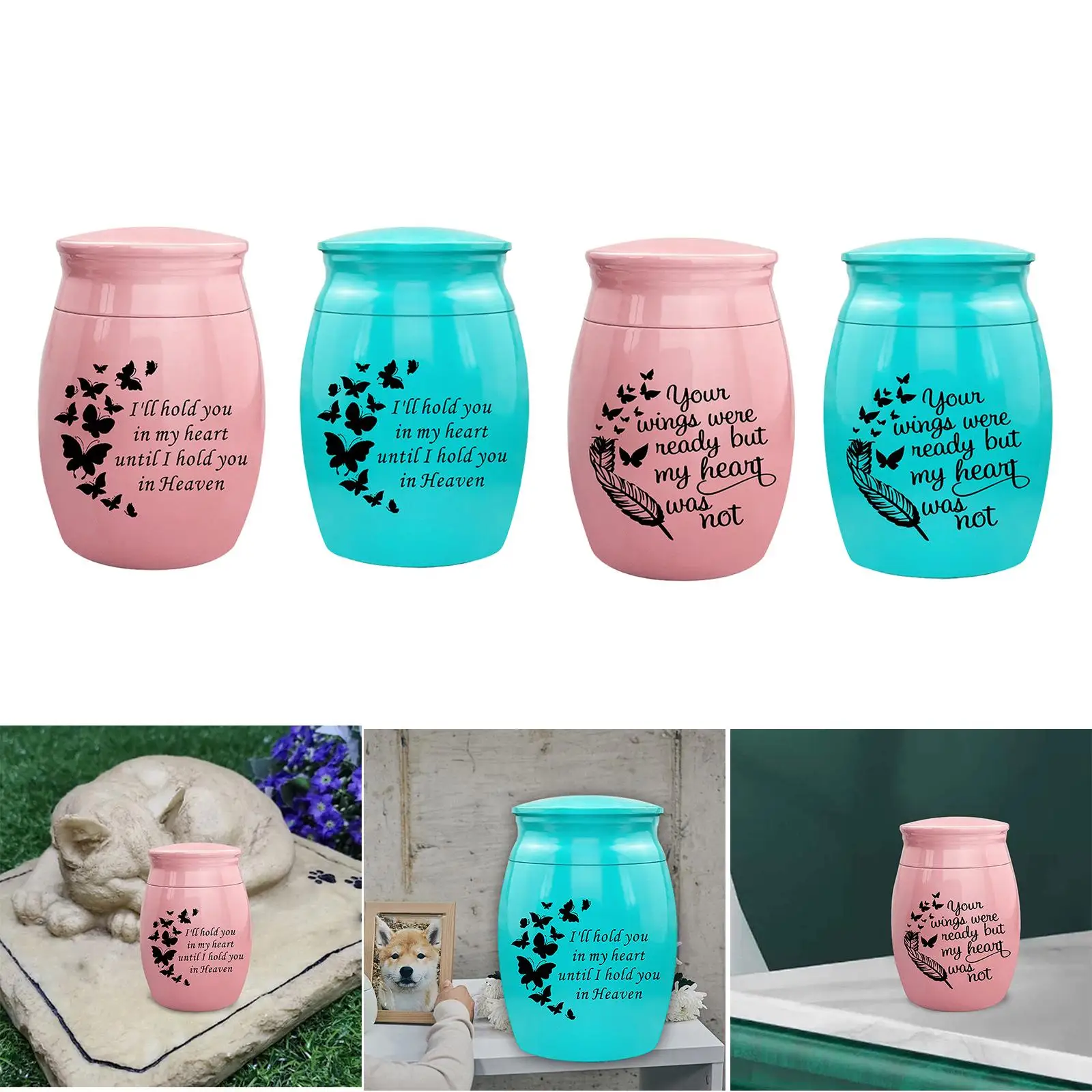 Memorial Pets Cremation Urns Memorial Ash Holder Funeral Retain Memories Pet