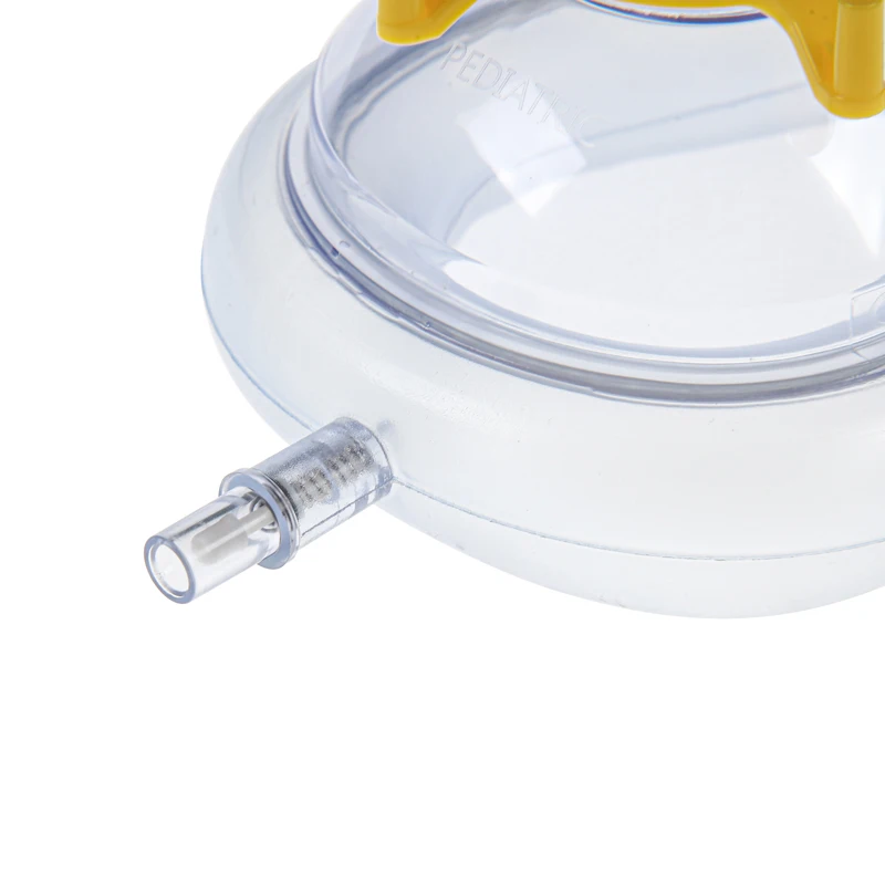 Canack-mascarilla médica de anestesia de PVC desechable, máscaras faciales de reanimación de alta calidad, 6 tamaños, 1 unidad/6 piezas - imagen 5