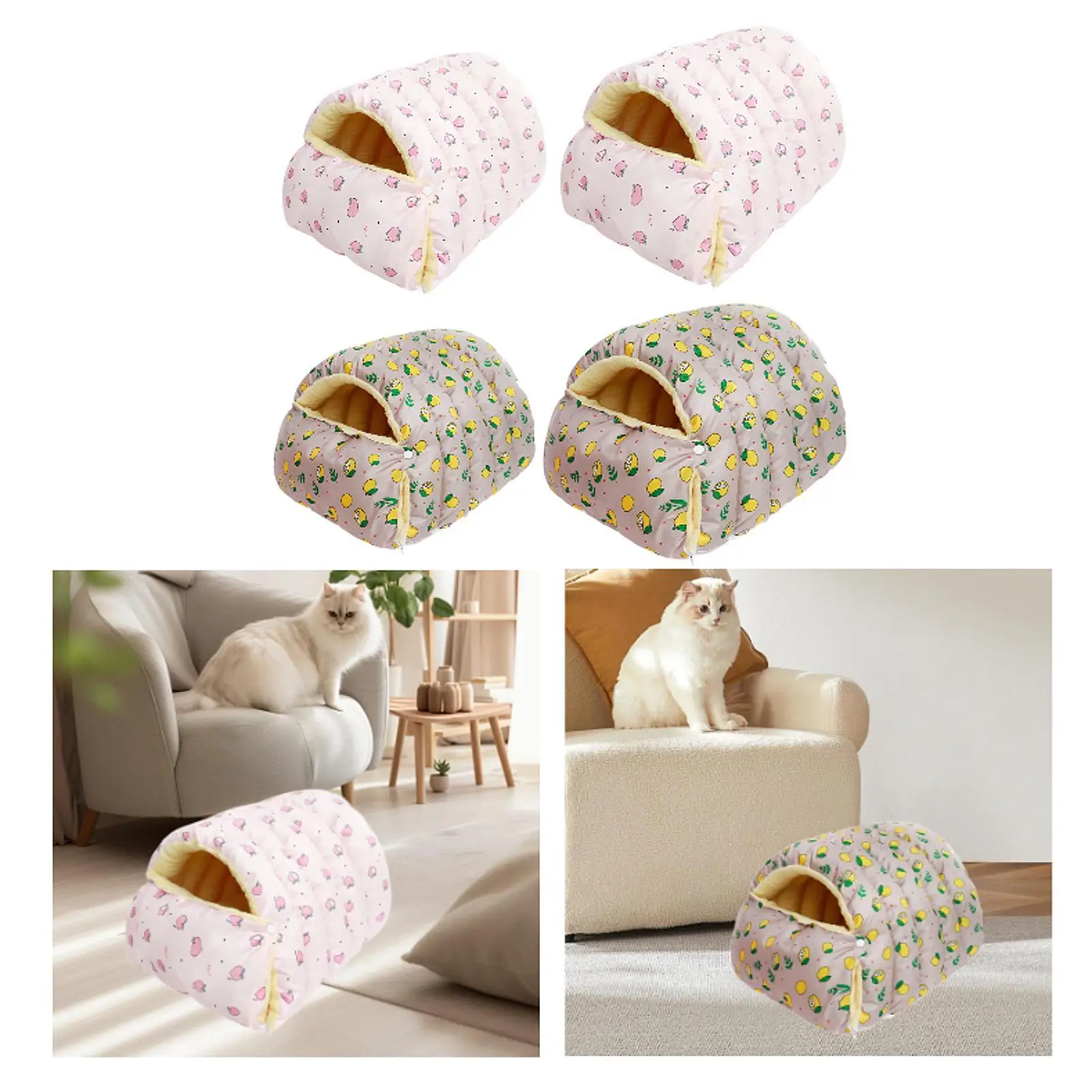 Cat Bed Removable Washable Sleeping Bag Cat Nest for Pet Supplies Cats Dogs