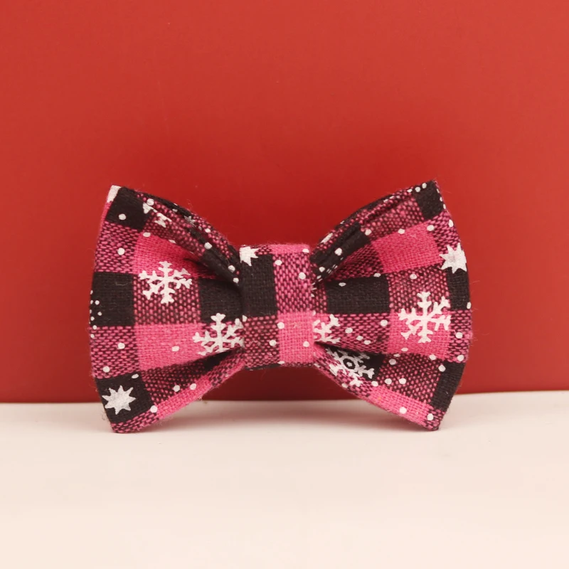 Collar de gato de Navidad trenzado para mascotas, accesorios de decoración de Año Nuevo, anillo de cuello, campana, suministros de accesorios - imagen 5