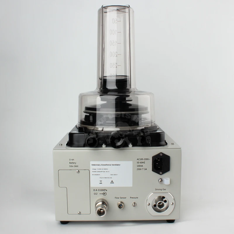 Máquina de ventilador de anestesia veterinaria, respirador Manual, ventilador veterinario para animales, perros, gatos, equipo clínico hospitalar - imagen 4