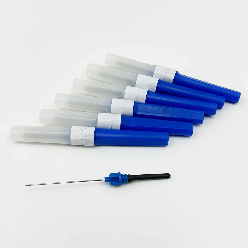 50 unids/lote aguja desechable de recolección de sangre de mariposa tipo ala doble aguja de recolección de sangre sala de cuidado de mascotas gato perros animales - imagen 5