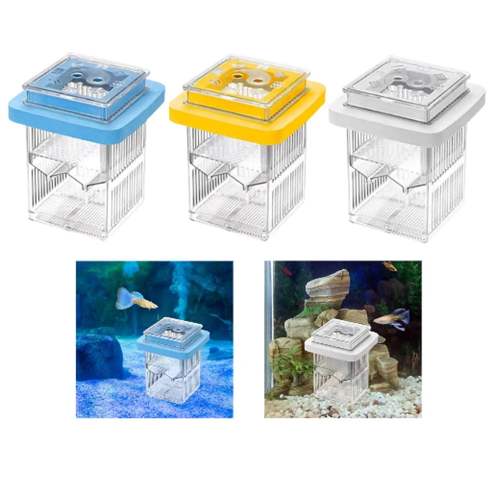 Fish Hatching Box Isolation Case Large Capacity Detachable Aquarium Supplies Fishtank Breeder Aquarium Hatchery for Home Use