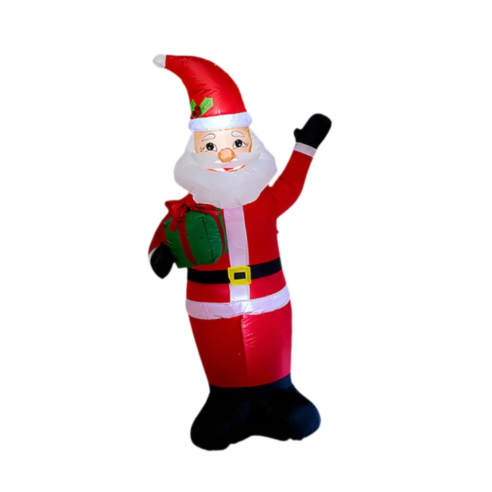Christmas Inflatables Santa Decor Cute LED Light up Prop Christmas Inflatable Decoration Outdoor Ornament for Party Home Indoor Christmas Inflatables Santa Decor Cute LED Light up Prop Christmas Inflatable Decoration Outdoor Ornament for Party Home Indoor