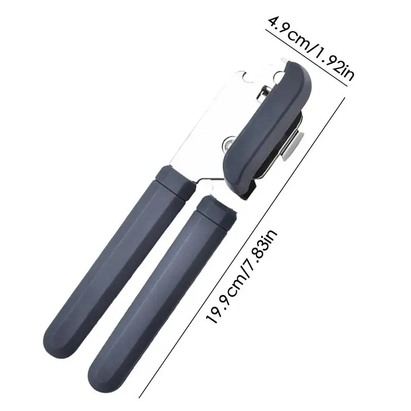 Abridores de botellas con mango ergonómico, herramienta de cocina Manual, cubierta fácil de abrir, abridor de botellas de bebidas, cortador para latas, tapa, herramientas de cocina - imagen 5