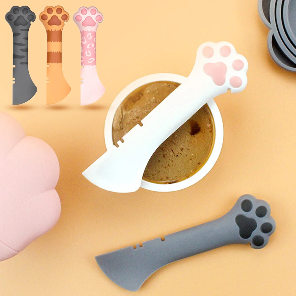 Cuchara para comida de gatos y perros – abre latas, mezcla alimento - imagen 2