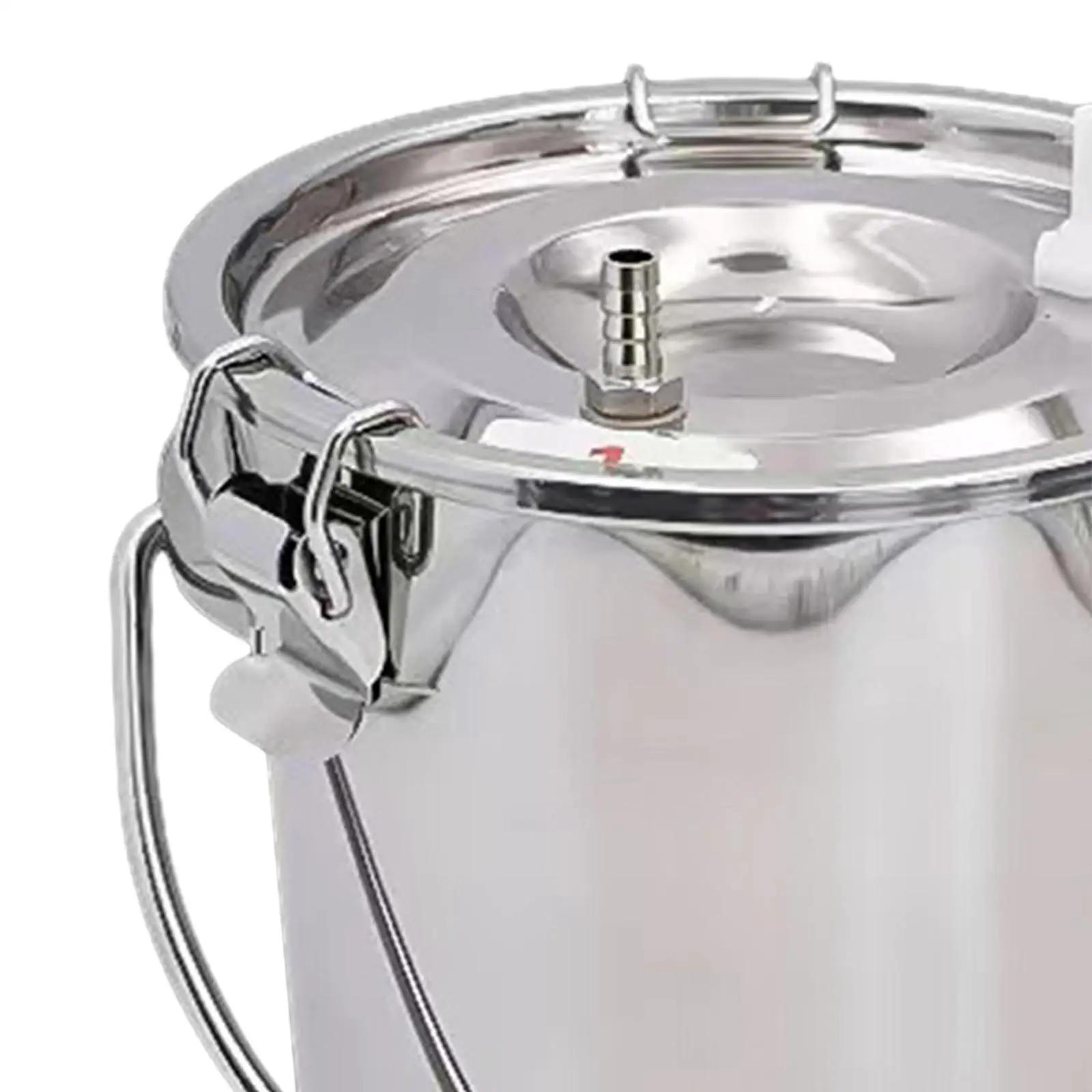Milking Machine Bucket Multipurpose Easy Carrying Sturdy Stainless Steel Milk Bucket for Livestock Farm Sheep Milking Device Milking Machine Bucket Multipurpose Easy Carrying Sturdy Stainless Steel Milk Bucket for Livestock Farm Sheep Milking Device