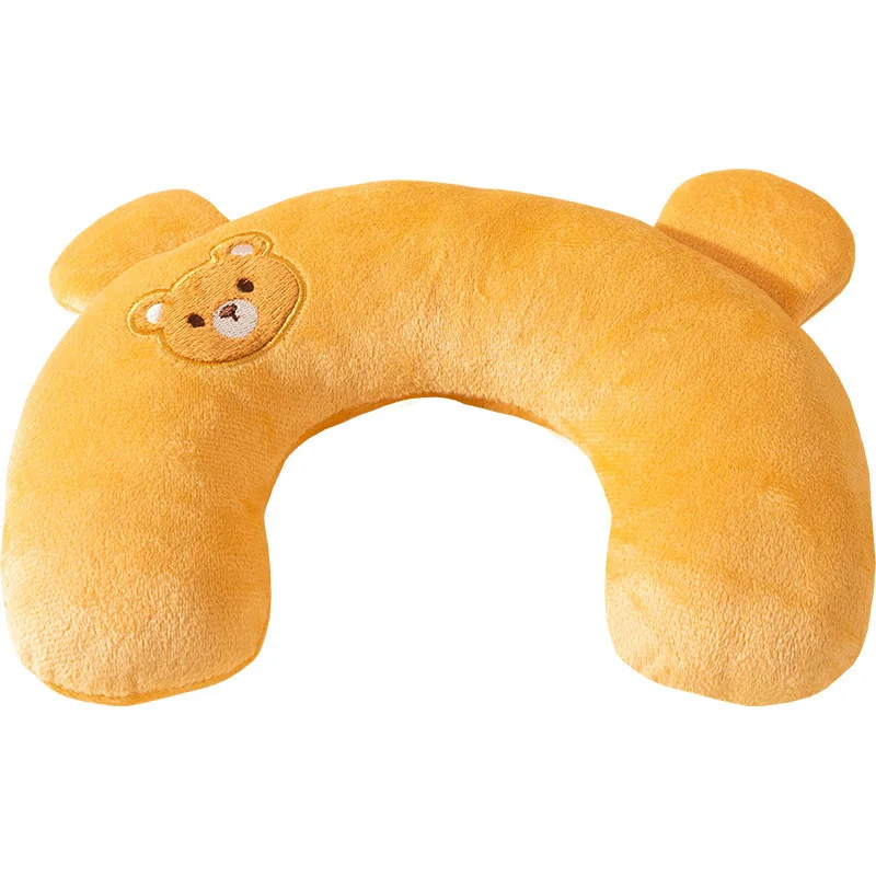 Linda mascota para todas las estaciones, almohada Universal transpirable con dibujos animados bordados en forma de U, almohada para dormir para gatos, ropa de cama para perros, accesorios para mascotas - imagen 5