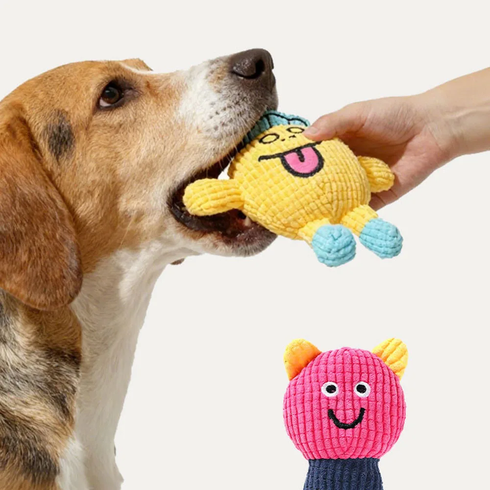 Lindos juguetes para mascotas para gatos y perros, juguetes interactivos para masticar, limpieza de dientes molares, juguetes duraderos antimoredom para - imagen 2