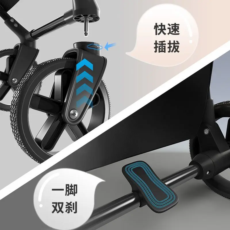 Cochecitos para mascotas, cochecitos de peluche plegables y ligeros para perros pequeños y gatos, carrito para exteriores, productos para mascotas - imagen 3