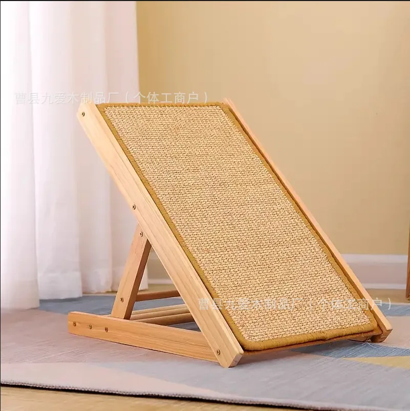 Rascador vertical de sisal para gatos - poste duradero protege sofá - imagen 4