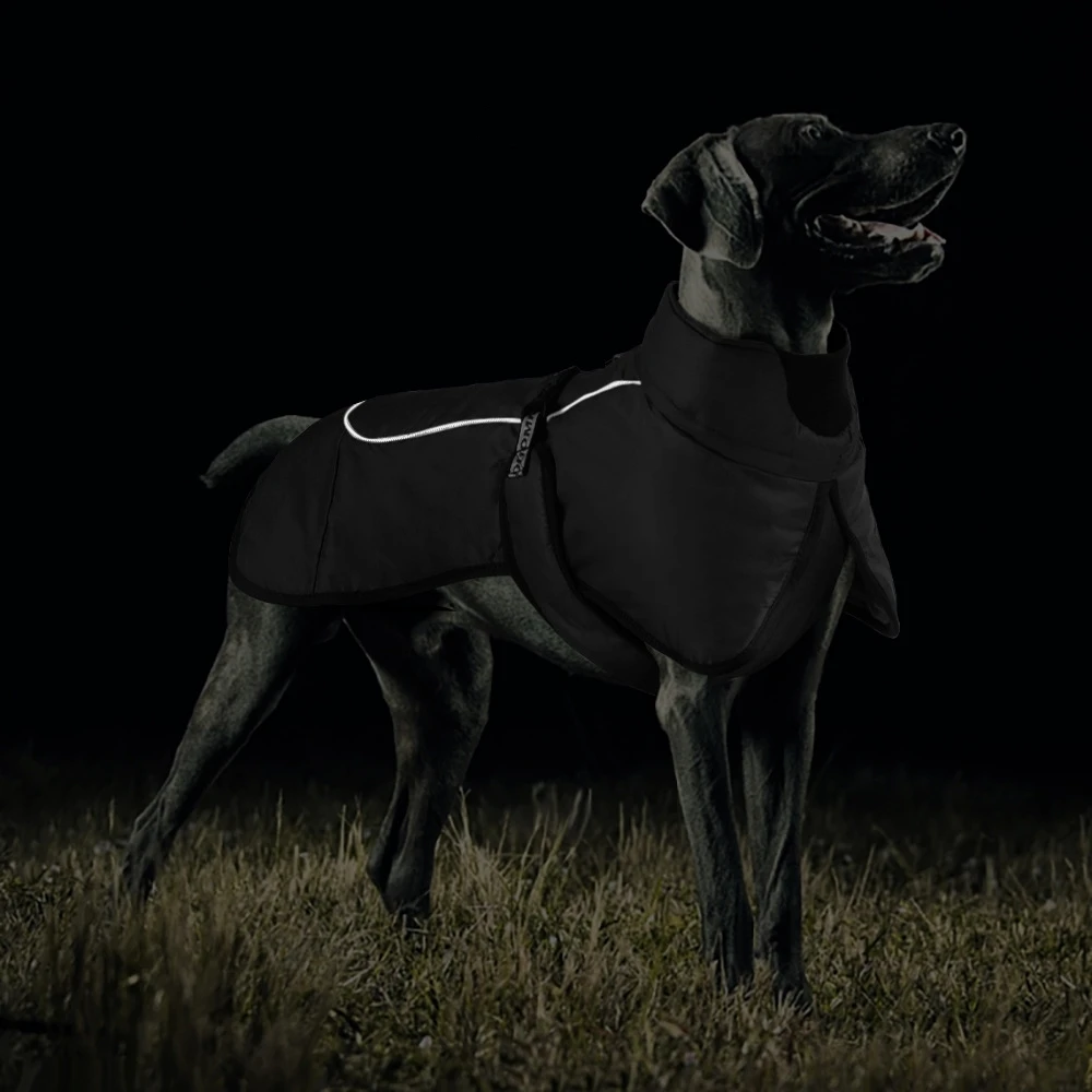 Chaqueta cálida de invierno para perros, ropa para mascotas para perros medianos y grandes, impermeable, reflectante a prueba de viento, trajes de invierno para perros, novedad de 2024 - imagen 5