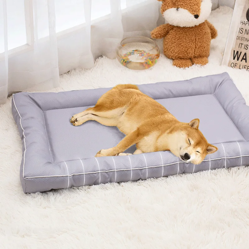 Cama para dormir de tela Oxford para perros, estera impermeable para dormir para perros pequeños, medianos y grandes, sofá cuadrado sin colapso para cachorros, suministro para mascotas - imagen 2