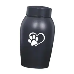 Urna funeraria de acero inoxidable para perros y gatos – cenizas