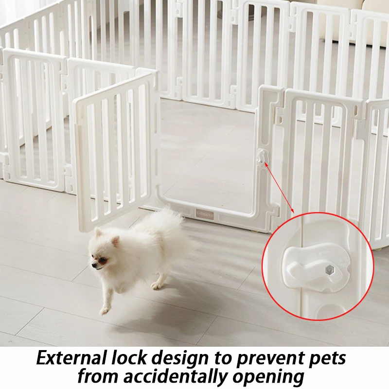 Cercas para perros de 67CM de alto, parque infantil blanco para interiores, jaula para perros grandes para el hogar, combinación gratuita, vallas para mascotas, productos de suministros para mascotas - imagen 4