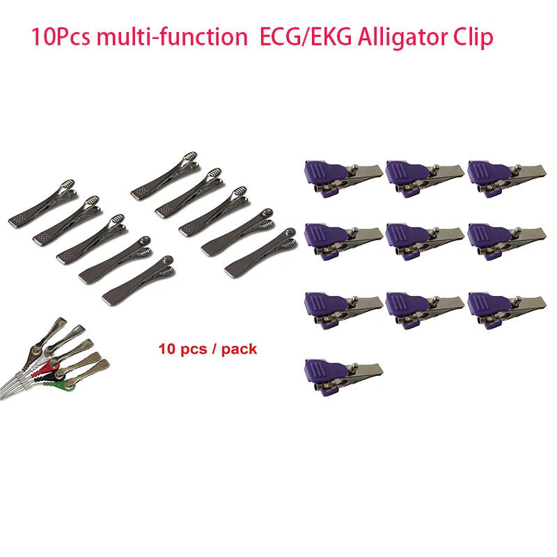 Electrodos ECG - Detalle del sistema de clip