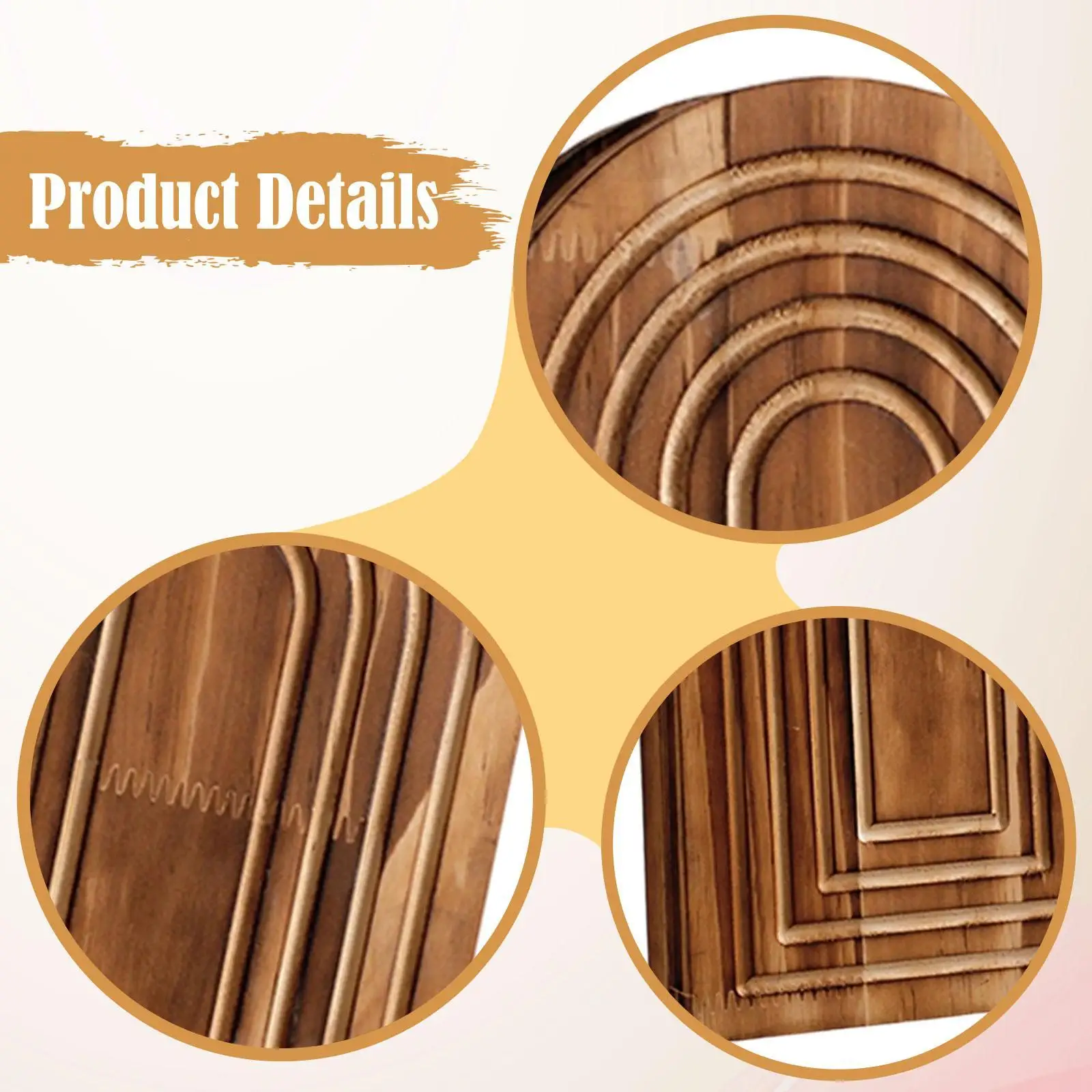 Maceta de pared de madera, florero versátil para colgar en la pared, decoración rústica para baño, oficina, granja, cocina - imagen 5